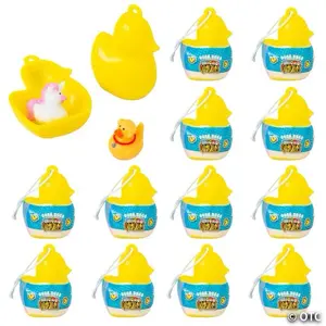 Duck Duck Micro Quackers Duck-Shaped Mystery Containers - 12 Pack