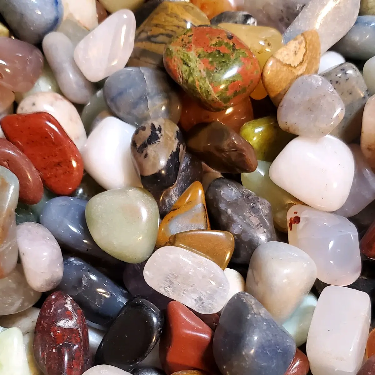 1pc Tumbled Stone crystal tumbles Intuitively Chosen or Pick your own