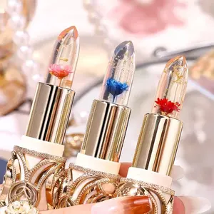 3-pack Petal Jelly Color-Changing Lipstick, moisturizing and brightening, non-transfer, waterproof, temperature-changing, silky smooth color-changing lip balm