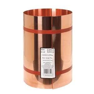 212 MAIN 14 in. x 10 ft. Cylindrical Copper Flashing Roll - Roof Flashing for Sailing Water Sports