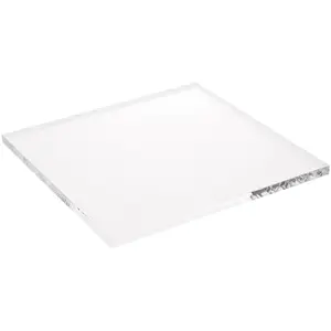 Plymor Clear Acrylic Rectangular Standard-Edge Display Base