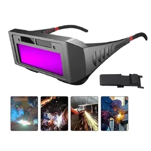 Auto Darkening Welding Glasses, Anti-Glare Protection, Welding Helmet, Safety Goggles, Eyewear Accessories, Automatic Shade Adjustment