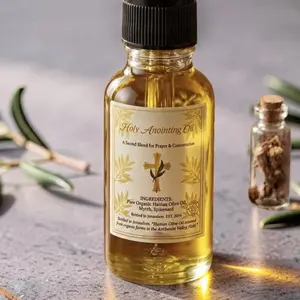 Lwil Saint Holy Oil for Spiritual Purposes Haitian Anointing Oil for Prayer Rituals and Intercession