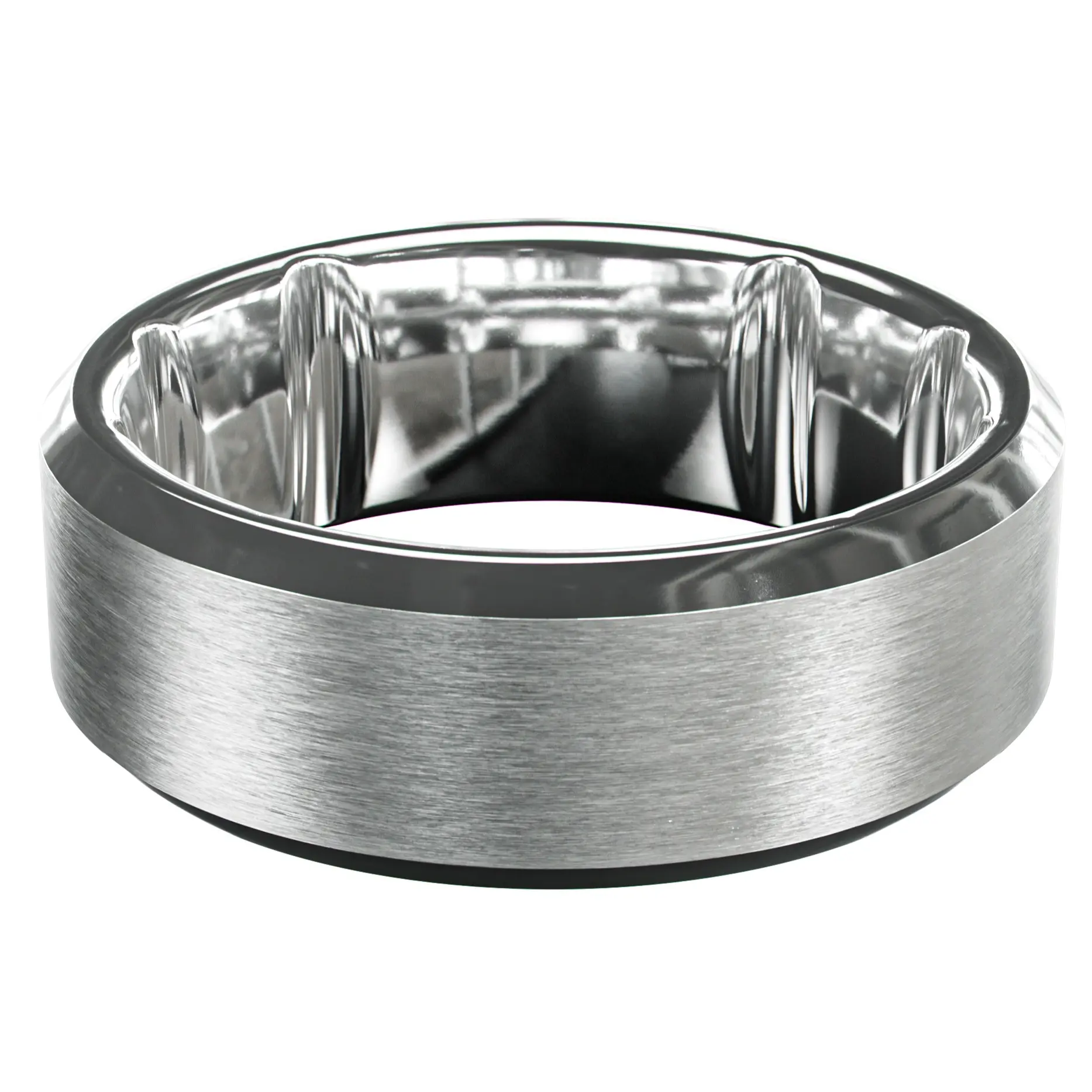 Groove Tungsten Ring – Men’s Tungsten Wedding Band, Scratch-Resistant & Comfortable, Includes Zeus Silicone Ring – Platinum
