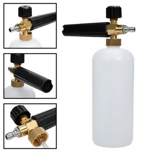 1/4" Snow Foam Pressure Washer Gun Car Wash Soap Lance Cannon Spray Jet Bottle Car Wash Kit Foam Sprayer outdoorfun