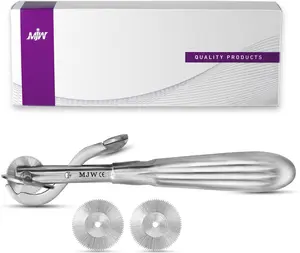 Finger Ring Cutter with 2 Replacement Blades - Stainless Steel Emergency Jewelry Cutting Tool Ideal First Aid instrument, EMT Ring Remover Tool with Finger Protection