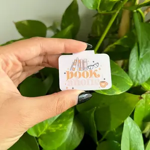 Book-Aholic Magnetic Bookmark