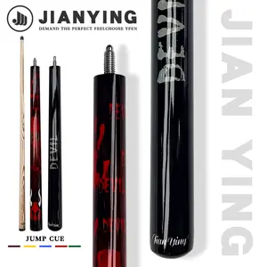 JIAN YING Jump and Break Cues 3 Parts 143 cm 56.2 inches Clubhead 1.4 cm 0.55 inches Weight 19-21 ounces Wooden Shaft for Versatile Play