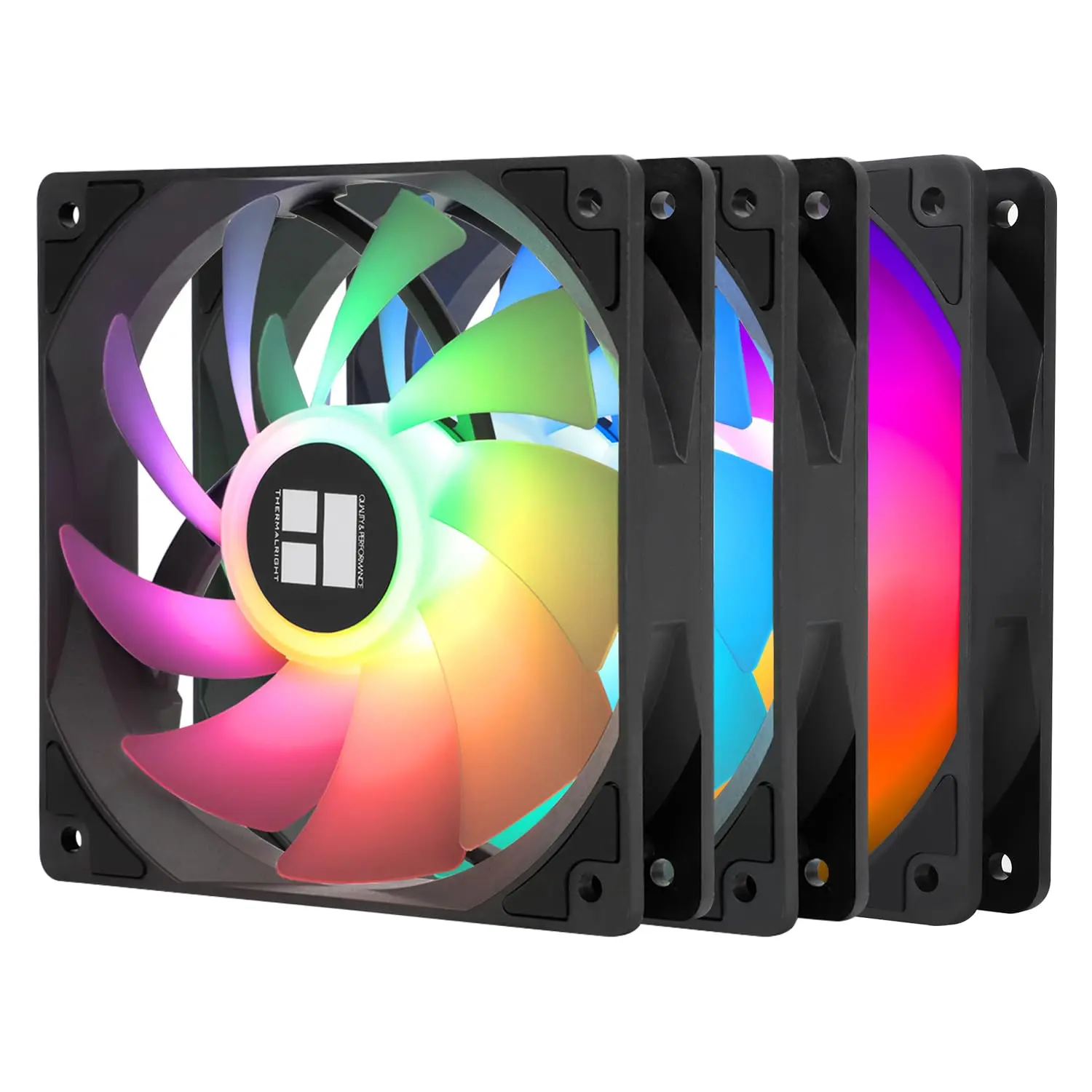 X3 120mm 4-Pin PWM Fans (3-Pack) ARGB, Compatible with Desktop Computer Cases & Heatsinks