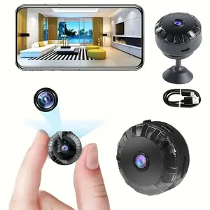 2pcs Mini Camera High-Definition Hidden Wireless Camera with Bracket, WiFi Connection, Mobile APP Control, Suitable for Home Office Car Outdoor Use