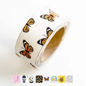 Decorative Packing Tape - 2 Inch x 110 Yards (330 Ft) - Easy-to-Use Cute Shipping Tape for Small Businesses - Tear-Resistant Box Sealing Roll for Secure Packaging - Monarch Butterflies