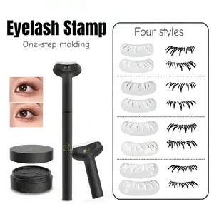 Long-Lasting Waterproof Eyeliner Stamp, Quick-Dry Smudgeproof Lower Eyelash Stamp Makeup Tool, Essential for Beginners & Daily Use, Cosmetic