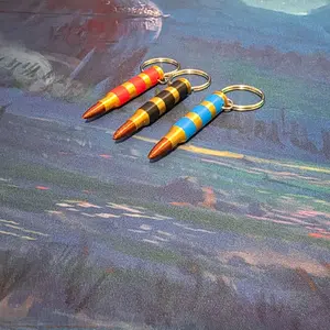 Rust Inspired Ammo Keychains - 3D Printed High Quality