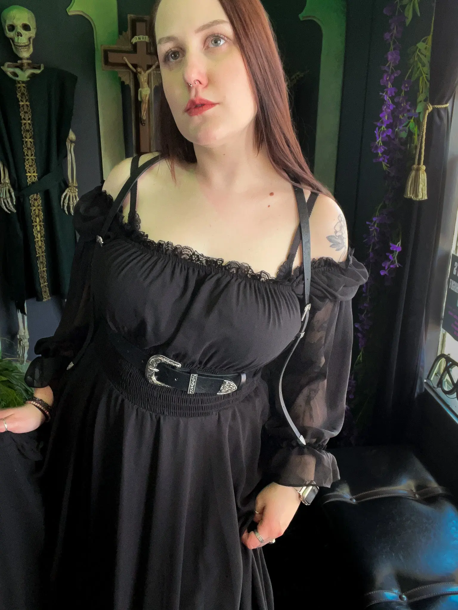 Midnight Rider Western Goth Harness