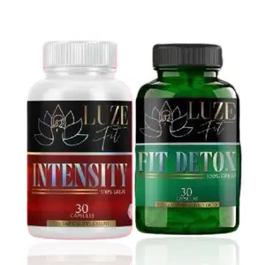 Luze & Fit Herbal Capsules Kit - 2-30 Capsules Each for Natural Immune Support & Digestive Health - Daily Use - 500g Box - Nutrient Rich Supplement Vitamin