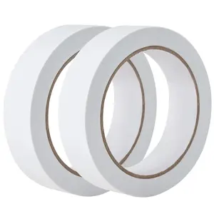 2pcs Double-Sided Sticky Fabric Tape Roll, Durable Double Sided, Strong Adhesive, No Sewing Required, No Glue Needed, Ideal for Clothing & DIY Crafts