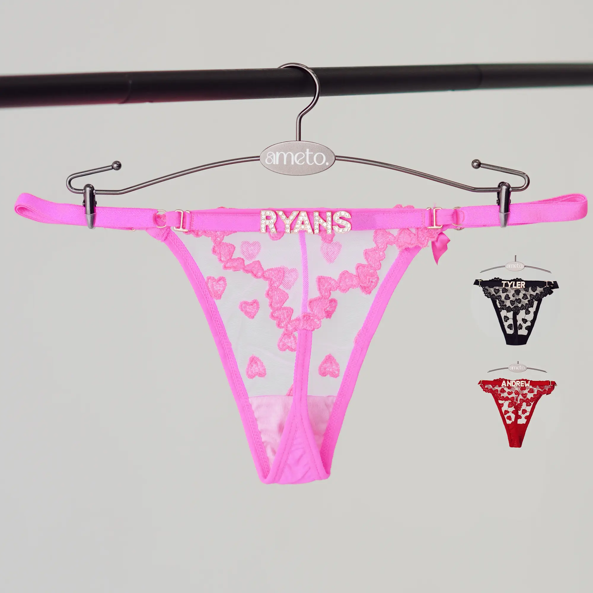Custom Lace Underwear for Women • Name Thong • Custom Thong With Name • Personalized Panties • Sexy Valentines Day Men Gifts • gifts for boyfriend