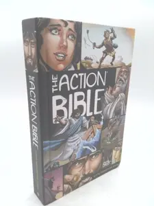USED Book - The Action Bible: God's Redemptive Story by The Action Bible (Hardcover) - english
