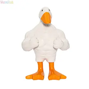 New Creative Muscle Duck Magnetic Decoration, Funny Hercules Duck Resin Craft Ornament, Trendy Novelty Figurine for Home & Furniture Decor, Cute Personality Magnetic Adornment for Fridge, Desk & Interior, Perfect Lovely Art Decor for Living Room, Bedroom