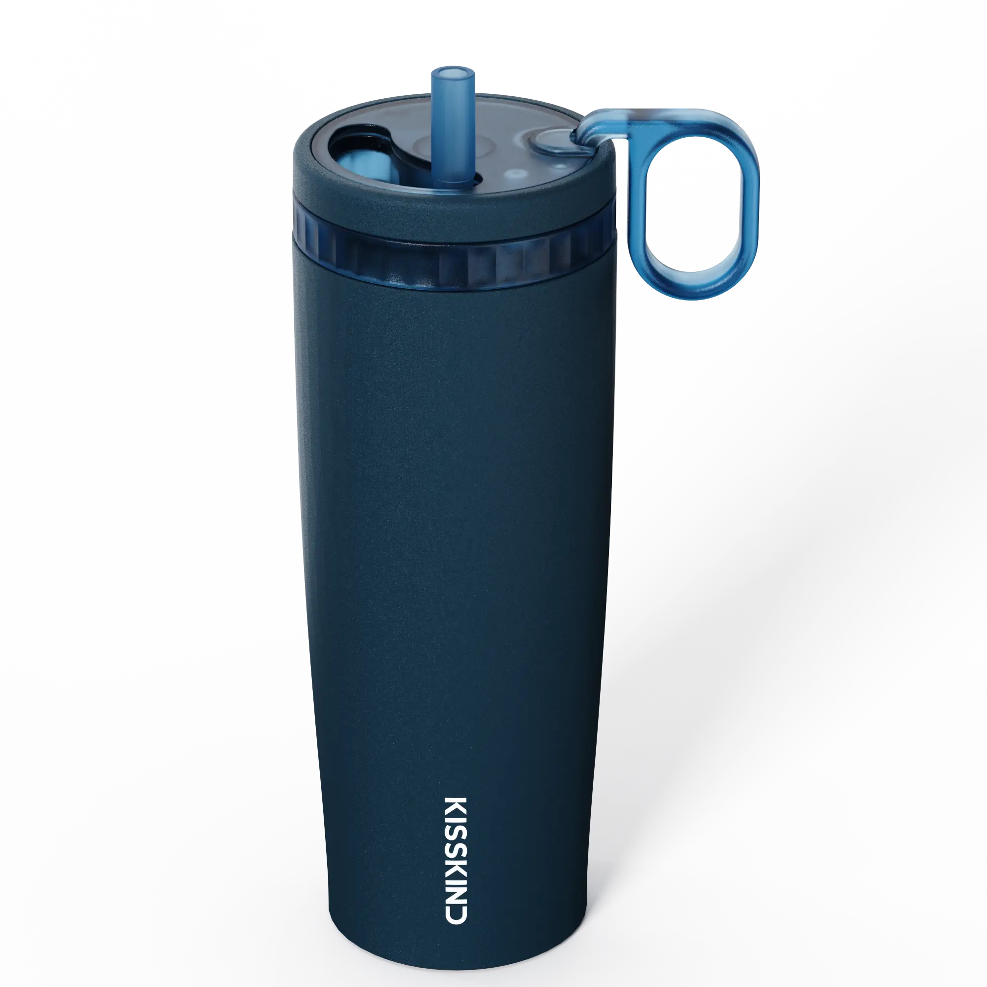 KISSKIND Stainless Steel Ceramic-Lined Portable Insulated Iced Coffee Tumbler, 20oz/24oz (500-1000ml) Vacuum Flask with Hidden Straw & Lid, Insulation Drinkware, Flasks, 500-1,000 Ml