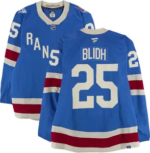 Anton Blidh New York Rangers Game-Used #25 Blue Centennial Jersey vs. Carolina Hurricanes on February 5, 2026 - Fanatics Authentic Certified