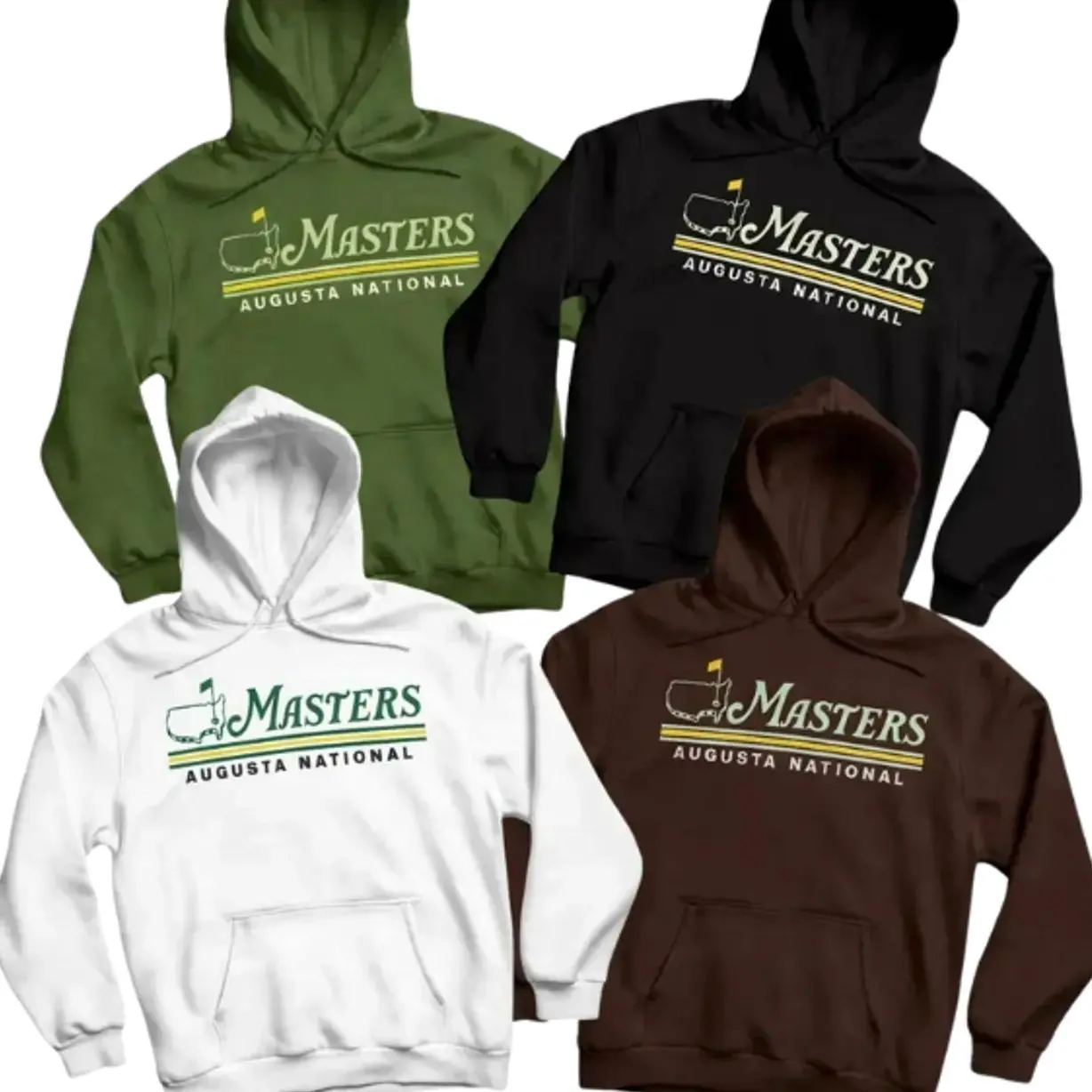 [SALE OFF 50%] Men's Fitted The Masters Tournament 1934-2026 Golf Hoodie, Augusta National Inspired White Pullover, Vintage Graphic Sweatshirt, Cute Halloween 1-Piece Fan Tops, Premium Golfer Gift
