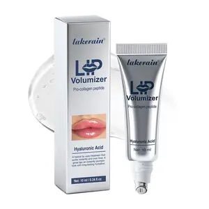 Lakerain Lip Volumizer Lip Plumper Instantly Plumps with a Gentle Tingle, Deep Hydration, Hyaluronic Acid, Non-Sticky Feel, Smooths Lip Lines for a Fuller Look, Perfect for Daily Use Under Lipstick, Suitable for all skin tones