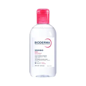 Bioderma Sensibio H2O Micellar Water - 8.4 fl oz Makeup Remover Cleanser for Sensitive Skin with Cucumber Extract - Alcohol-Free & Hypoallergenic