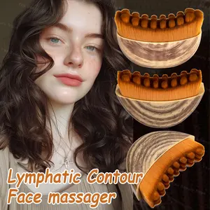 New Lymphatic Contour Face Brush, Anti-Puffiness Detox & Lift, Ergonomic Design, Improves Skin Glow, Relieves Fatigue, Facial Care Instrument