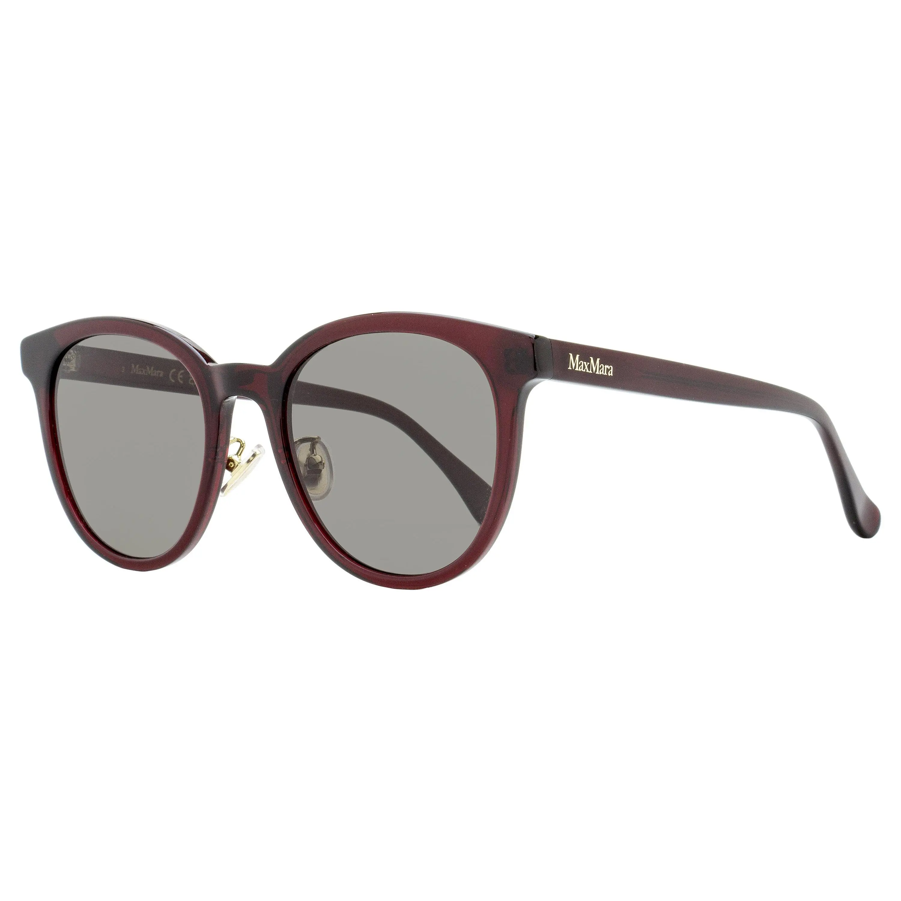 Max Mara Pantos Alt Fit Sunglasses MM0106-K 69A Maroon 54mm