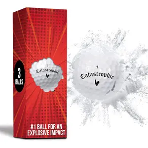 Exploding Balls - Prank Balls That Explode on Impact - Funny Joke for Golfers (Sleeve of 3, Novelty)
