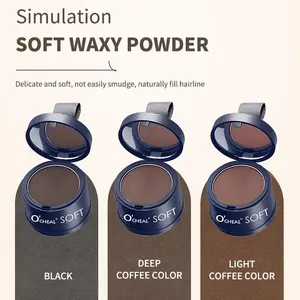 Hairline Concealer Powder, Instant Coverage, Natural Finish, for Thinning Hair And Root Repair, Includes Sponge Applicator