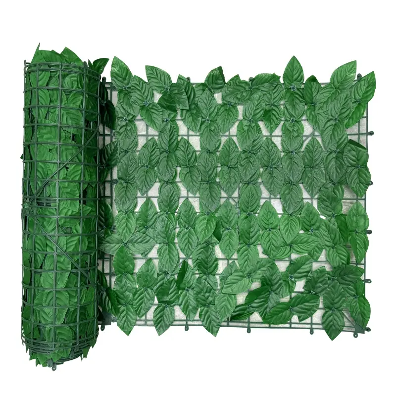2-Piece 50x100cm Artificial Ivy Fence, Outdoor Garden Decor Enhances Privacy, UV Resistant Fake Leaves, Wall-Mounted No Maintenance Needed