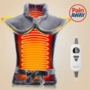 PainAway Graphene Heating Pad – Full Back 26"x35"/Shoulder 18"x22" for Back/Neck/Shoulder, 6 Heat Level, Auto-Shutoff | The #1 Gift for Parents/Men/Women - TikTok Viral! Heated Wrap