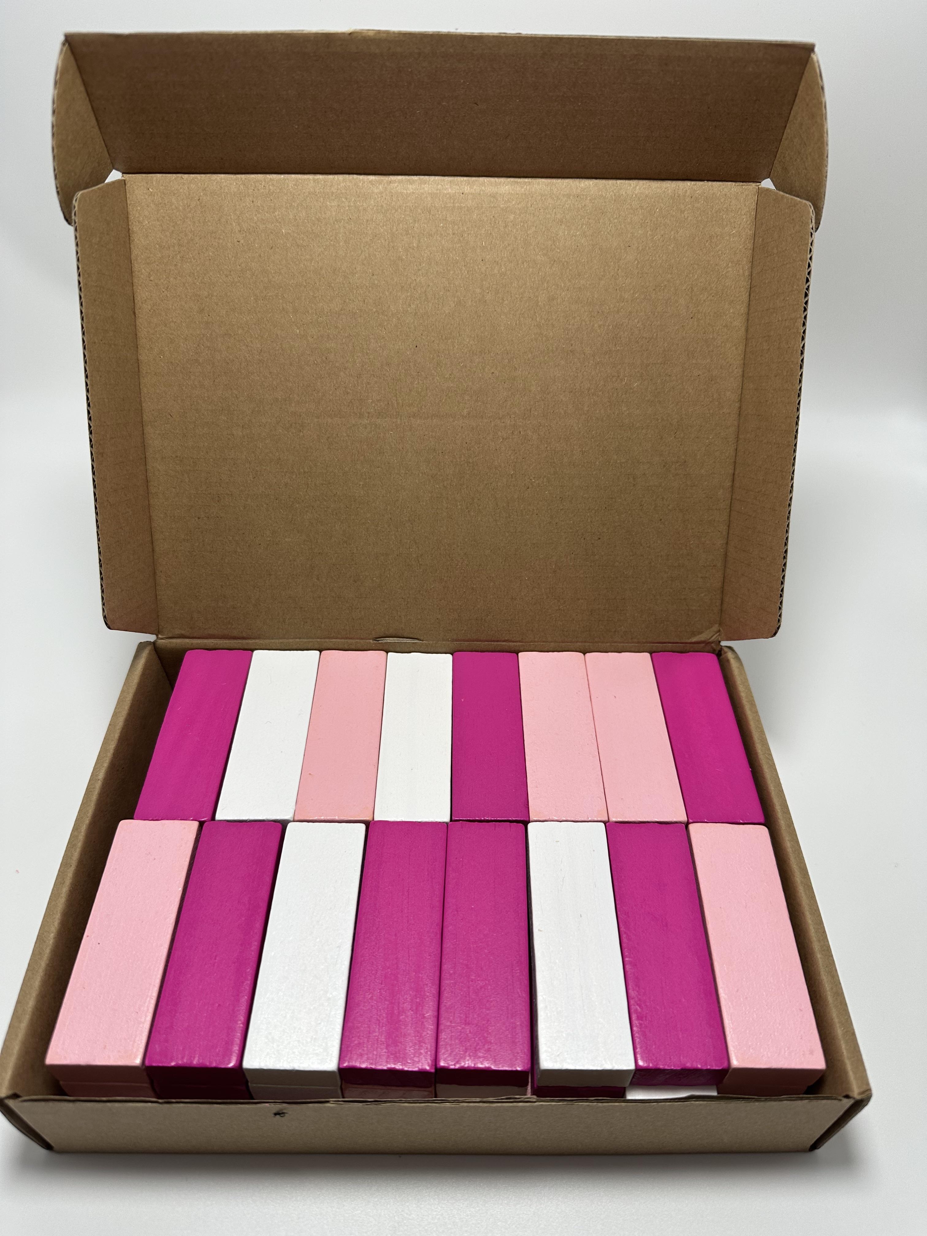 Block tower game (Spanish version), three colors of blocks, couple tower game, suitable for couples or couples, a gift for boyfriend, the best game for parties. Regalo de San Valentín. Couple gifts for adults, date night ideas, gifts for loved ones