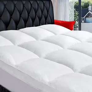 【COONP】Cooling Mattress Topper, Extra Thick Pillowtop, Cooling and Plush Mattress Pad Cover Top Bed Topper Protector