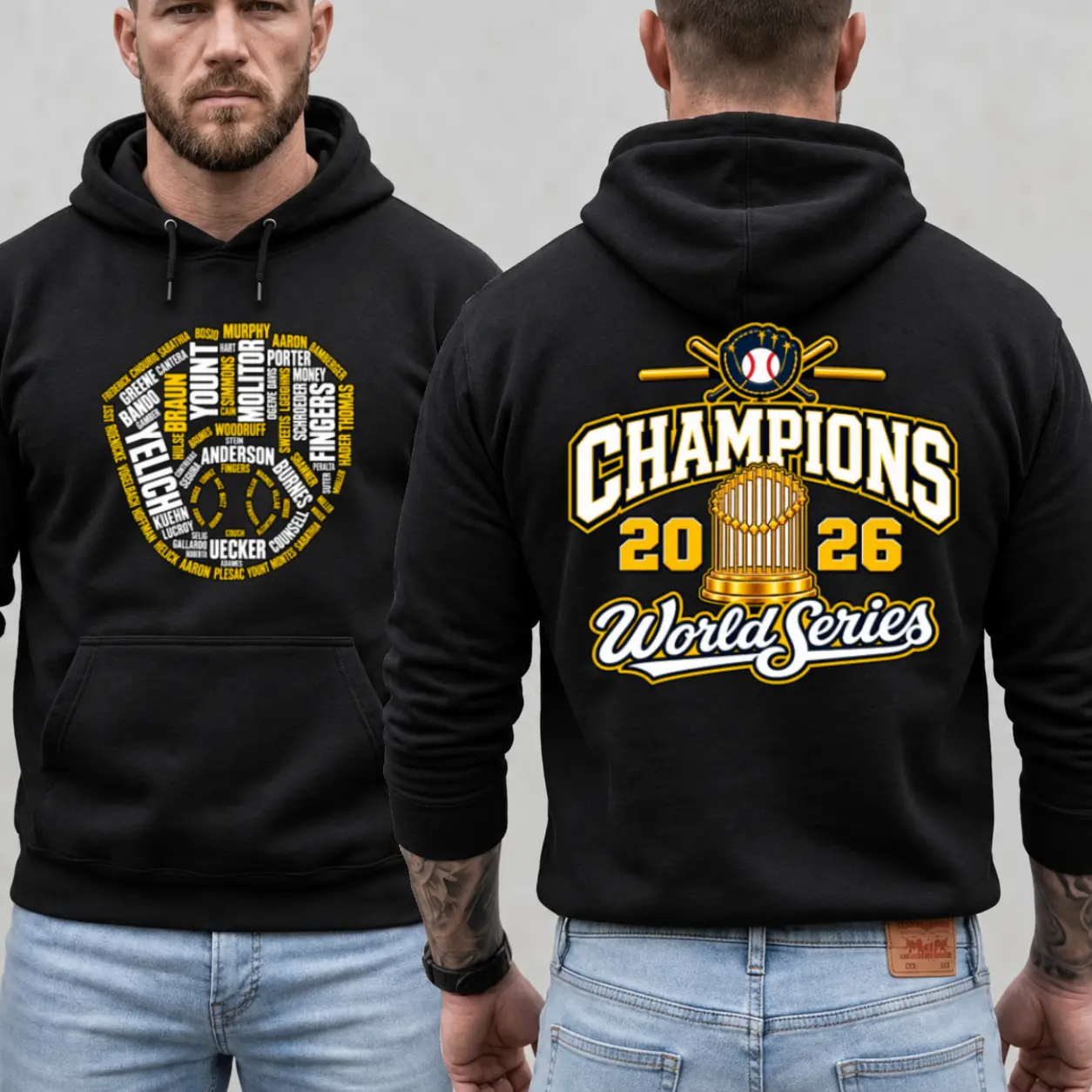 2026 Champion Baseball Victory Hoodie, Tshirt, Sweatshirt . Retro Celebration Graphic Tee, Unisex Game Day Fan Gift