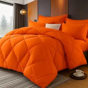 2/3PCS Diamond Pattern Bedding Set, Soft Lightweight Quilt with Pillowcases, Large & Extra-Large Size