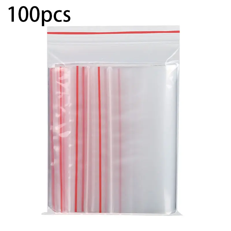Tired of thin ziplock bags that tear & leak small goods? 100Pcs Thick Clear Resealable Zip Bags 10×15cm For Jewelry Snack Cosmetic Sample Packaging