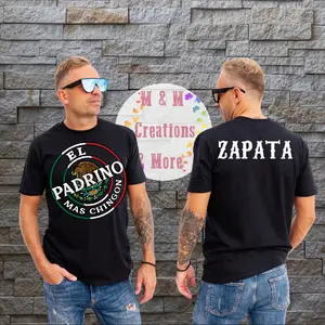 El padrino mas chingon men shirt Shortsleeve