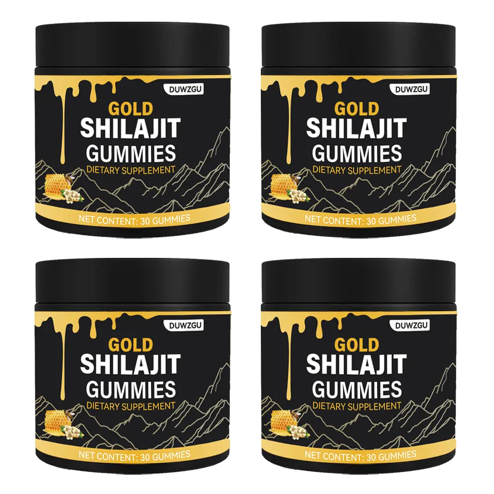 Organic Manuka Honey Shilajit Gummies - 30 Count | Stamina & Boost Energy | Fitness Supplement &  Sports
