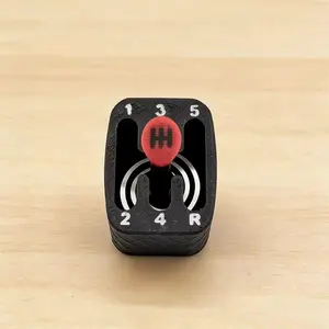 Manual Gear Shift Fidget Toy Square Mechanical Shifter Design Desktop Stress Relief Toy Car Interior Decor Gift For Car Lovers Holiday Gift For New Year Valentine Father's Day Ages 12+