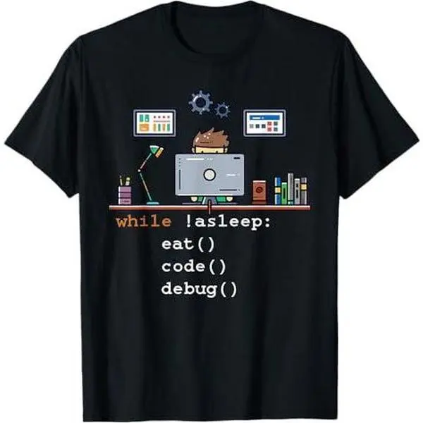 Computer Science Python Programmer Eat Code Debug T-Shirt