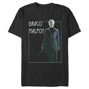 Men's Harry Potter Draco Malfoy Simple Framed Portrait T-Shirt