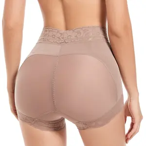 Butt Lifting Panties, Women Lace Classic Daily Wear Body Shaper Butt Lifter Panty Smoothing Brief, Tummy Shapewear tummy control shapewear pant Women's Floral Women's High tummy control Women's High Fabric Nylon Light Womenswear Clothing Fitted faja