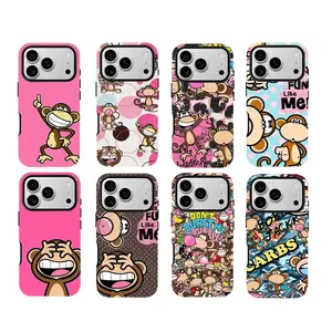 Funny Monkey Monkichi Cutest Design Phone Case Protection For IPhone 17-11, Pro Max, Pro Plus