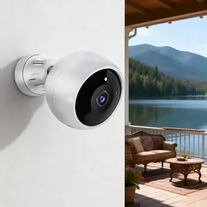 Security Camera Wireless Outdoor/Indoor, 2K Smart Garage 2.4G WiFi Cameras for Home Security   - HD Video, Night Vision, Motion Detection, Two-Way Audio, Smartphone Control Lens camara