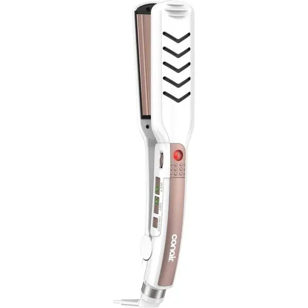 Conair Double Ceramic Flat Iron, 1 1/2-inch Wet-to-Dry Hair Straightener