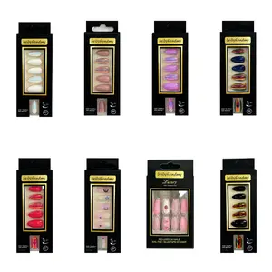 Detachable handicrafts Detachable Hand decoration False nails  Nail Art Kits & Accessories  24 pieces-30pieces