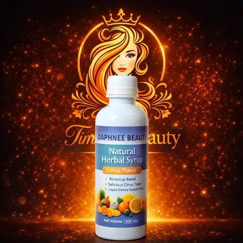 DAPHNEE Beauty Natural Herbal Syrup Pou Grossi Citrus FlavorBlend Delicious Taste Liquid Supplement 500 mL